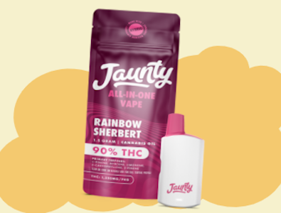 JAUNTY - Jaunty- Rainbow Sherbert- 1.5g Disposable Vape