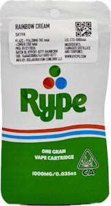 Rype - Rainbow Cream 1g Distillate Cart - Rype