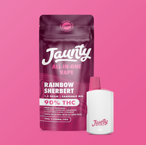 JAUNTY - Jaunty- Rainbow Sherbert - AIO- 1.5g- Hybrid