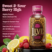 Uncle Arnies Live Resin Raspberry Lemonade 100mg