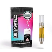 HELL | Raspberry Blitz | 1g Indica Flavored Distillate Cartridge