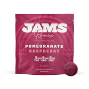JAMS Remix Fast Acting Ratio Jellies Raspberry Pomegranate (H) 01740