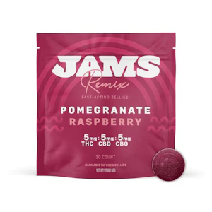 JAMS - JAMS Remix Fast Acting Ratio Jellies Raspberry Pomegranate (H) 01346