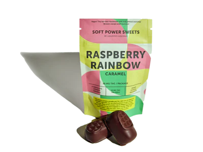 SOFT POWER SWEETS - Soft Power Sweets | Raspberry Rainbow Caramel | 20mg