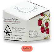 Wyld - Raspberry - Gummies - 10pc - 100mg