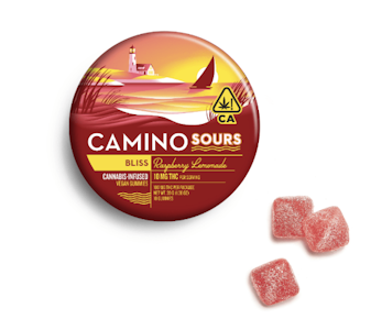 CAMINO - [Camino] THC Gummies - 100mg - 'Bliss' Sour Raspberry Lemonade (H)
