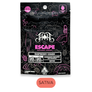 HEAVY HITTERS - Heavy Hitters - Escape Bliss - Raspberry Cough - Gummies - 5pk - 100mg