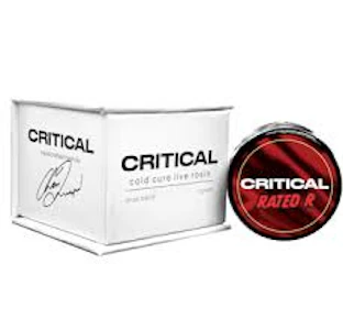 CRITICAL - Critical Concentrates - Rated R - 1G - Cold Cure Rosin