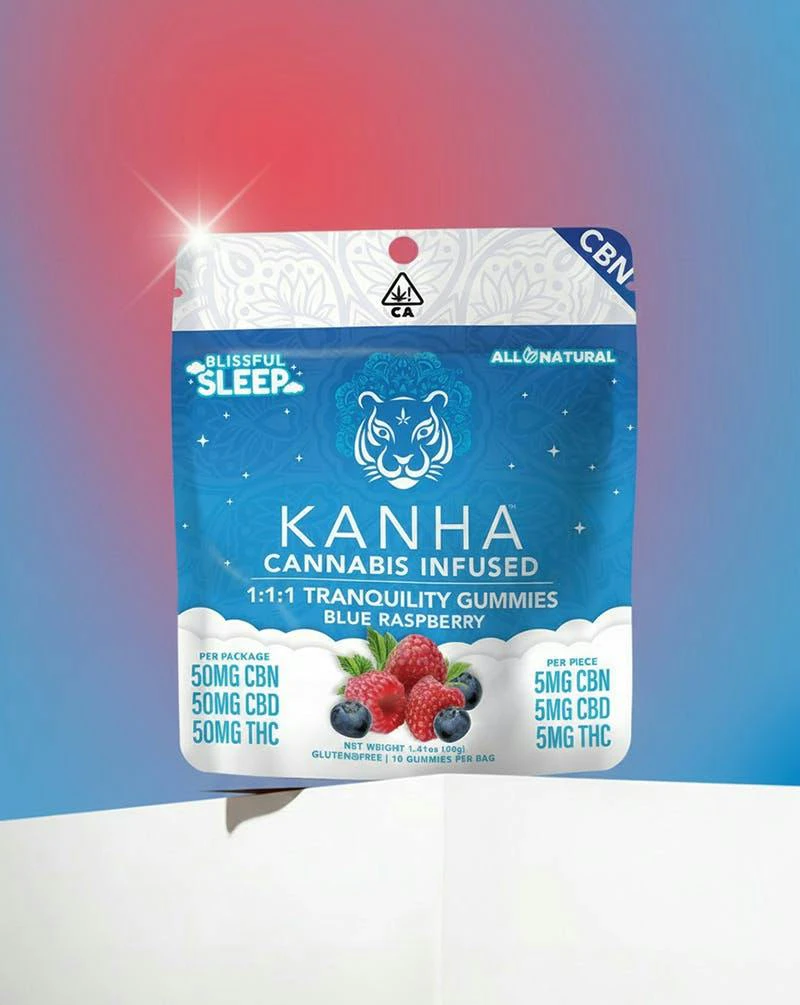 KANHA - Tranquility Gummies CBD:CBN:THC 1:1:1 / Kanha Main Image
