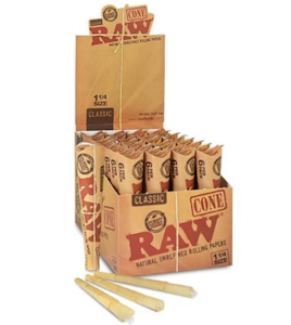 Raw - Raw - 6ct - 1 1/4 Classic Cones