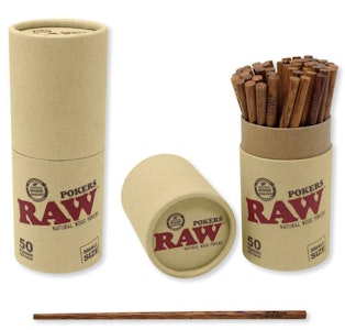 Raw - Raw - Wood Poker (Small) 50ct 