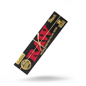 Black King Size Wide Rolling Papers - RAW