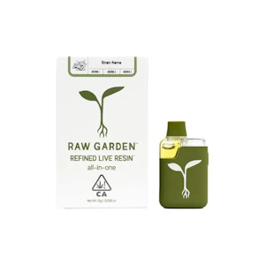 RAW GARDEN - Raw Garden Live Resin AIO 1g - Emerald Bay Purps 84%