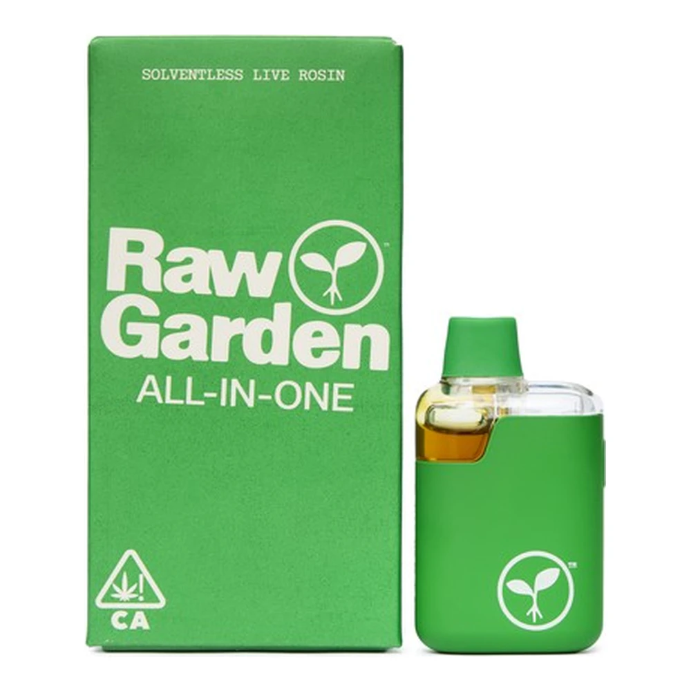 Raw Garden - Raw Garden | Hashburger | Solventless Live Rosin All-In-One Vape | 1g Main Image