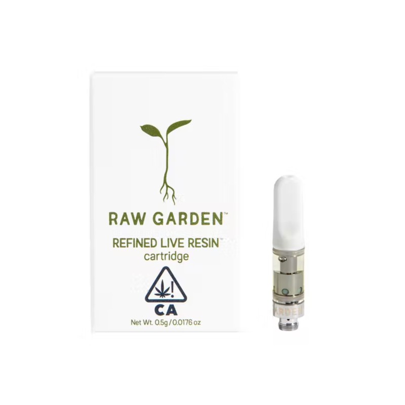 Raw Garden Clementine #8 Live Resin Vape Cartridge 0.5g