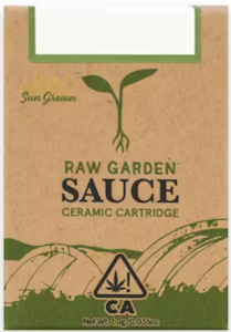 RAW GARDEN - [Raw Garden] Sauce Ceramic Cartridge - 1g - Lemon Sour Diesel (S)