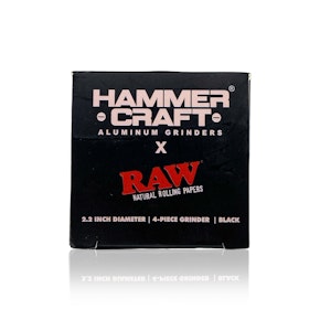 RAW - Accessories - Raw X Hammercraft Grinder - 4-peice - Black