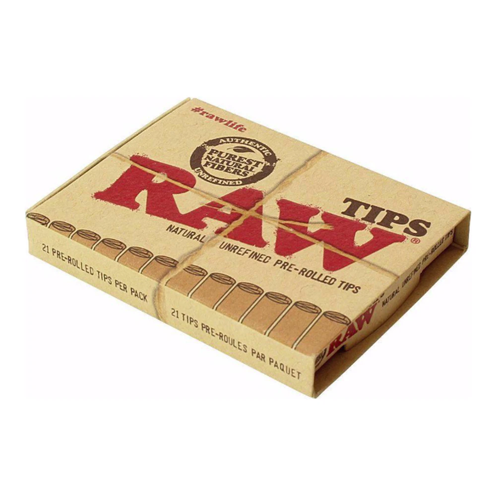 THE MIGHTY QUINN - Raw Natural Unrefined Pre-Rolled Tips  Main Image