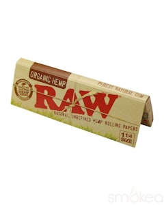 RAW - RAW CLASSIC ORGANIC HEMP 1 1/4 PAPERS