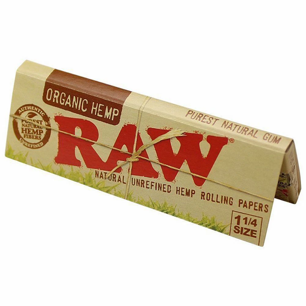 RAW PAPERS - 1 1/4 Organic Hemp Rolling Paper / Raw Main Image