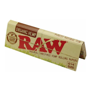 Raw | Organic Hemp Rolling Papers | 1.25