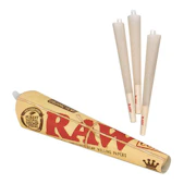 RAW CONE KING SIZE 3 PK ORGANIC HEMP