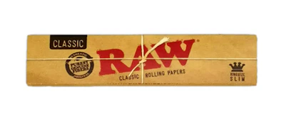 RAW Classic Rolling Papers - King Size Slim