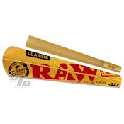 Loe | Raw  3pk Classic Prerolled Cones | KIng Sized Prerolled |