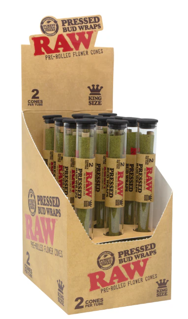 Raw - RAW King Size Pressed Bud Wraps - 2ct Main Image