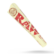 RAW | ORGANIC HEMP 1 1/4 CONES - 6PK | ACCESSORIES