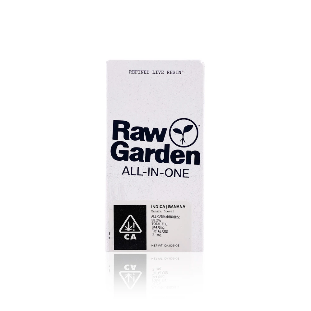 Raw Garden - RAW GARDEN - All In One - Banana Diesel - 1G Main Image