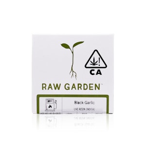 RAW GARDEN - RAW GARDEN - Concentrate - Black Garlic - Live Resin - 1G