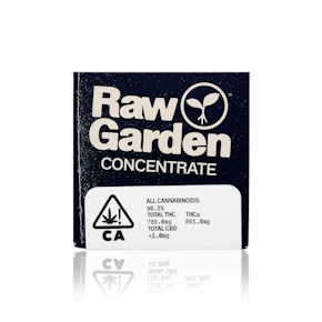 RAW GARDEN - Concentrate - Blue Dream - Live Badder - 1G