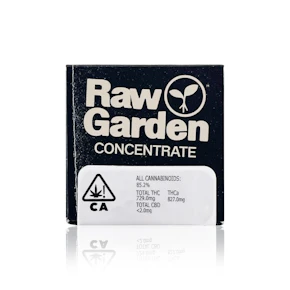 RAW GARDEN - Concentrate - Cereal Milk - Live Badder - 1G