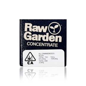 RAW GARDEN - Concentrate - GSC - Live Resin - 1G