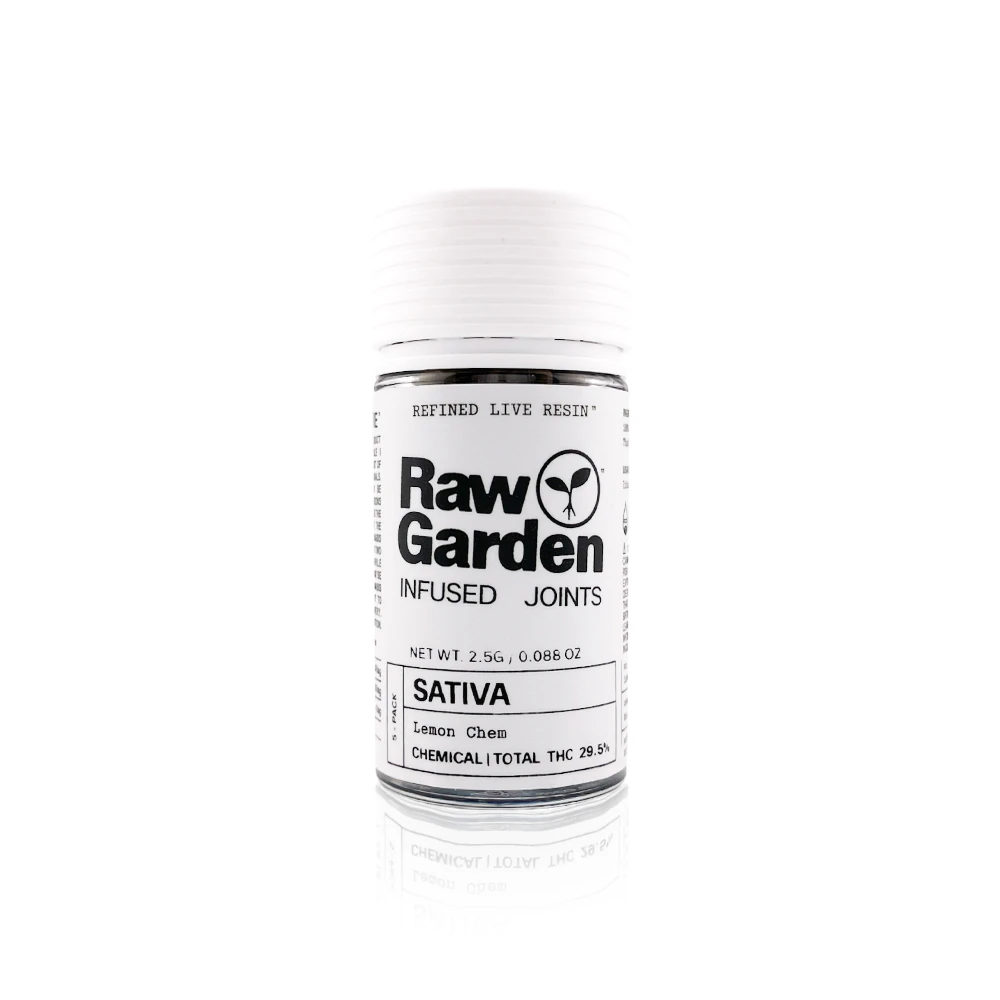 Raw Garden - RAW GARDEN - Infused Preroll - Lemon Chem - 5 Pack - 2.5G Main Image
