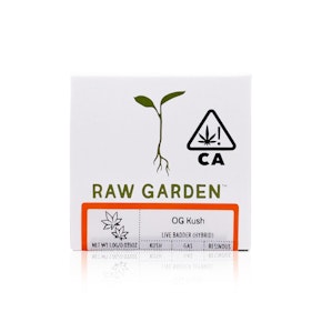 RAW GARDEN - Concentrate - OG Kush - Live Badder - 1G