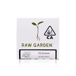 RAW GARDEN - Concentrate - OG Squeeze -Live Sauce - 1G