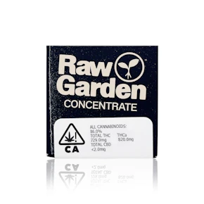 RAW GARDEN - Concentrate - PB Souffle - Live Resin - 1G