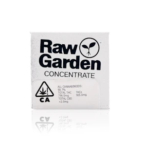 RAW GARDEN - Concentrate - Secret Fire - Crushed Diamonds - 1G