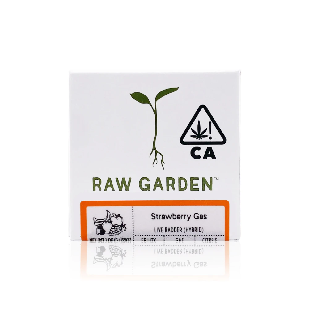 Raw Garden - RAW GARDEN - Concentrate - Strawberry Gas - Live Badder - 1G Main Image