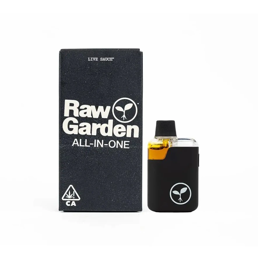 Raw Garden - Raw Garden - 1g AIO Sauce Cartridge (Moonwalker OG-Indica) Main Image