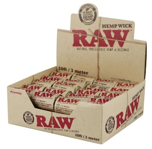 RAW - RAW Paper | 10ft Hemp Wick