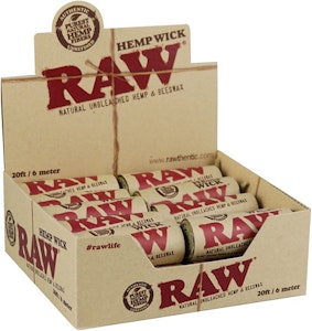 RAW - RAW Paper | 20ft Hemp Wick