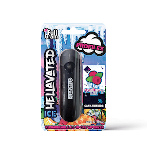 HELLAVATED - Razberry Ice, All-in-One, Distillate, 1g