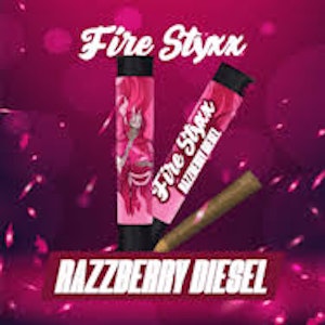 GLORIOUS CANNABIS - Fire Styxx | Razzberry Diesel 1g | Simpler Daze, By Glorious Cannabis Co.
