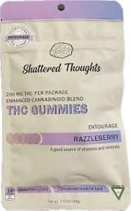 SHATTERED THOUGHTS - Razzleberry - 200mg Cannabinoid Enhanced Gummies by Shattered Thoughts 