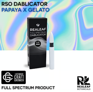 REALEAF BOTANICALS - Papaya x Gelato RSO Dablicator - 0.5g