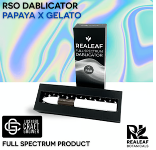 REALEAF BOTANICALS - Papaya x Gelato RSO Dablicator - 1g