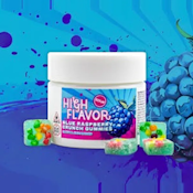 Blue Raspberry Sour Crunch | High Flavor Chews | 100mg | 20pk 